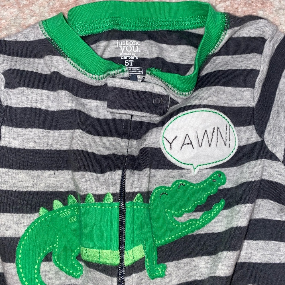 Footie PJs 🐊 - Picture 2 of 2